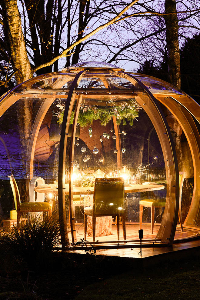 Bishopstrow Hotel Dining Domes